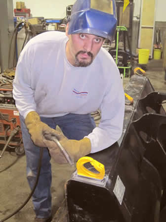 Chris Paglia, Certified Welder
